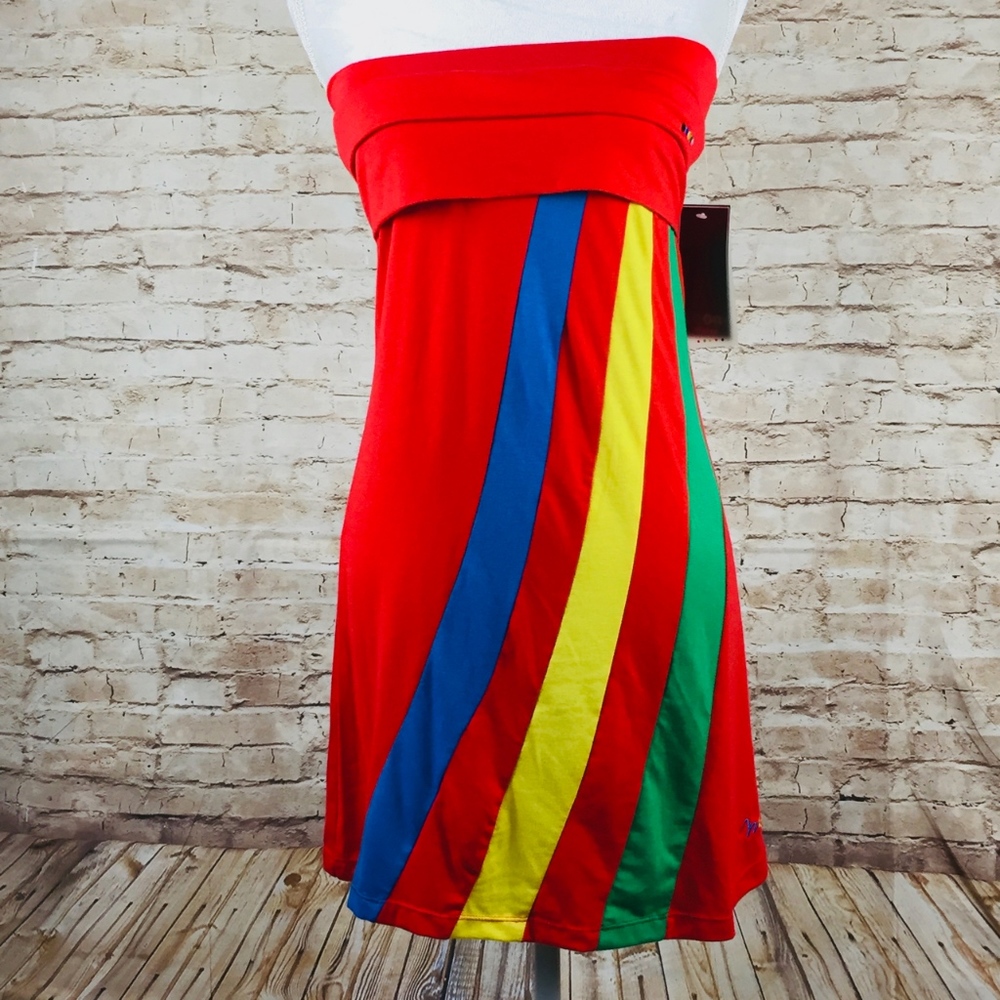 Coogi strapless sundress red Small beach dress